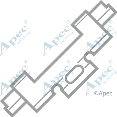 APEC BRAKING Lisakomplekt, ketaspiduriklotsid KIT269